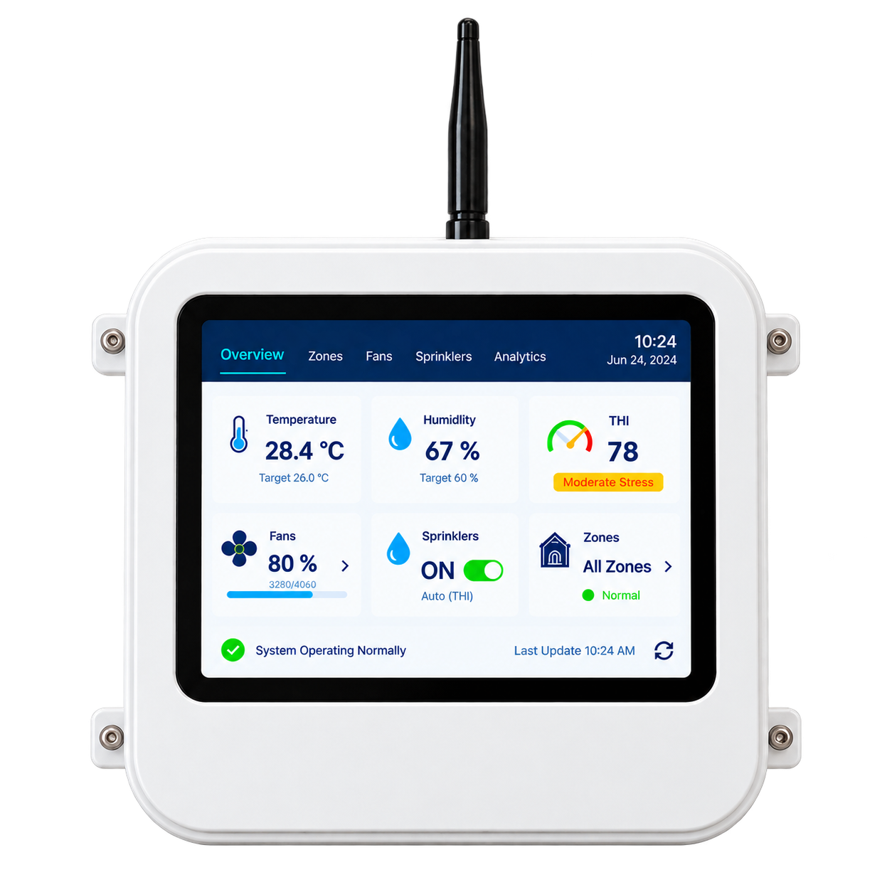 wiCool touchscreen climate control hub