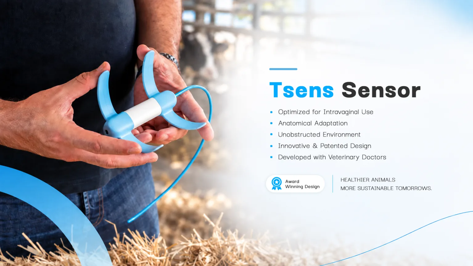 Tsens intravaginal sensor features and award-winning design